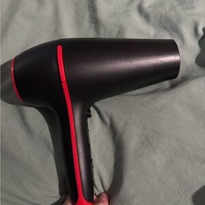 Revlon Sleek Black and Red Hair Dryer with Diffuser